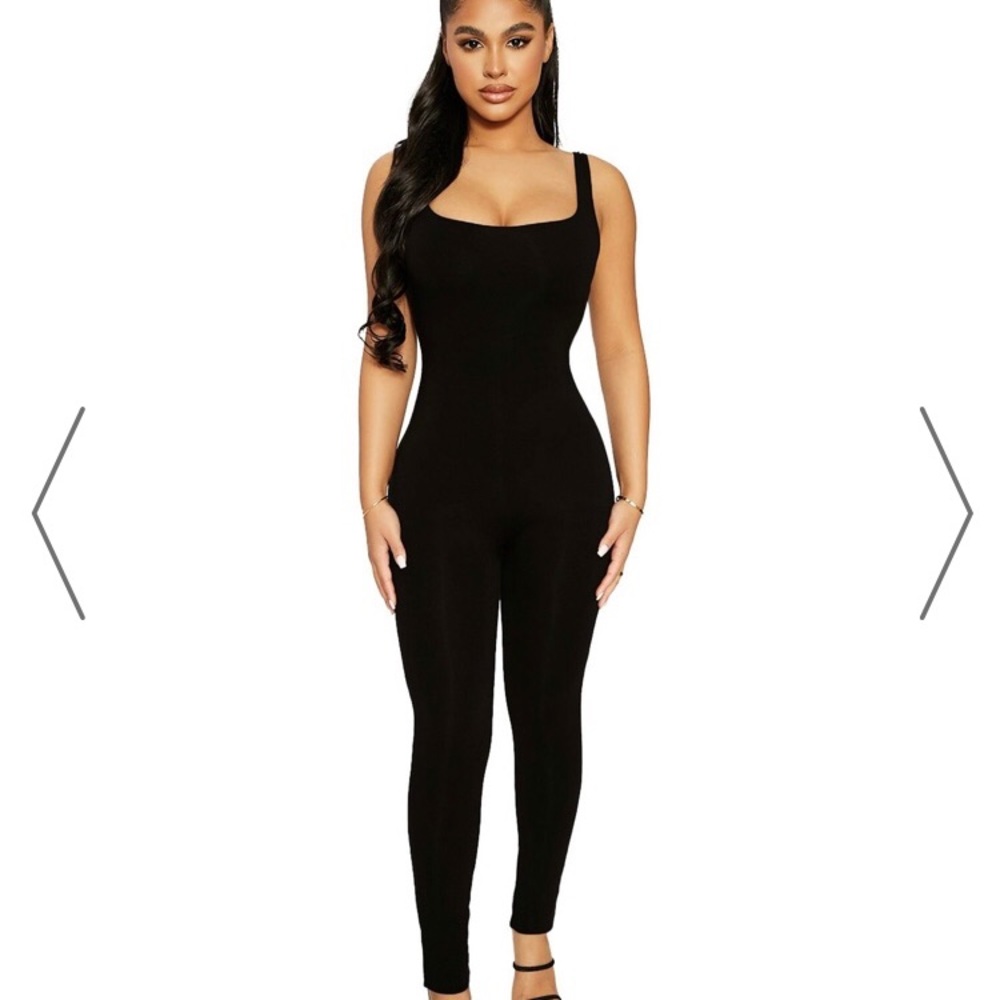 Naked Wardrobe Jumpsuit XL Black